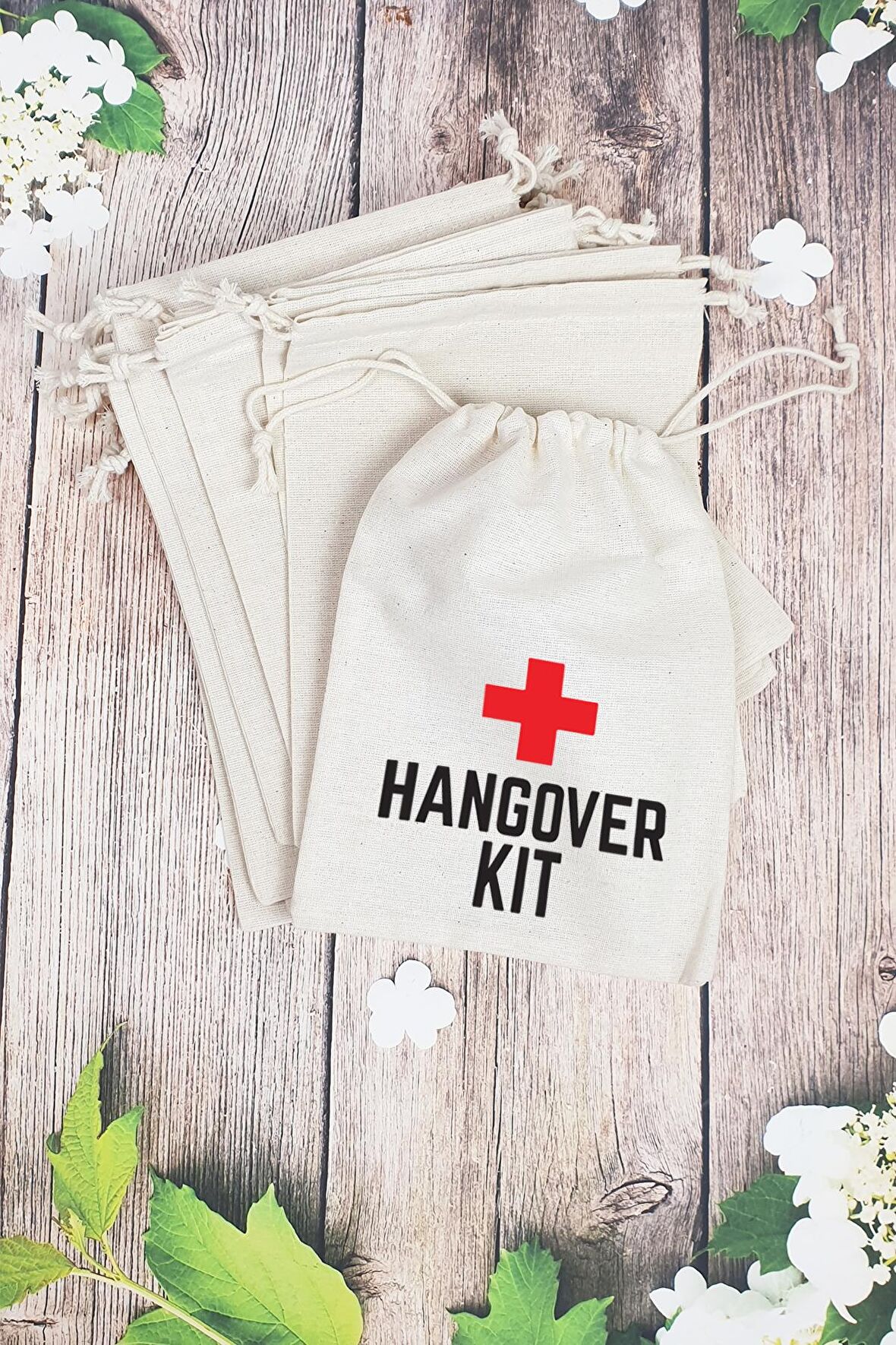 Hangover Kit Kesesi - 10 Adet - Hangover Kit Baskılı Kese