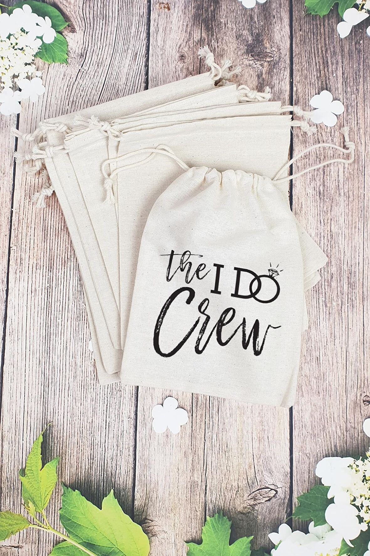 "the I Do Crew" Gelin - Nedime Hediye Kesesi - 10 Adet