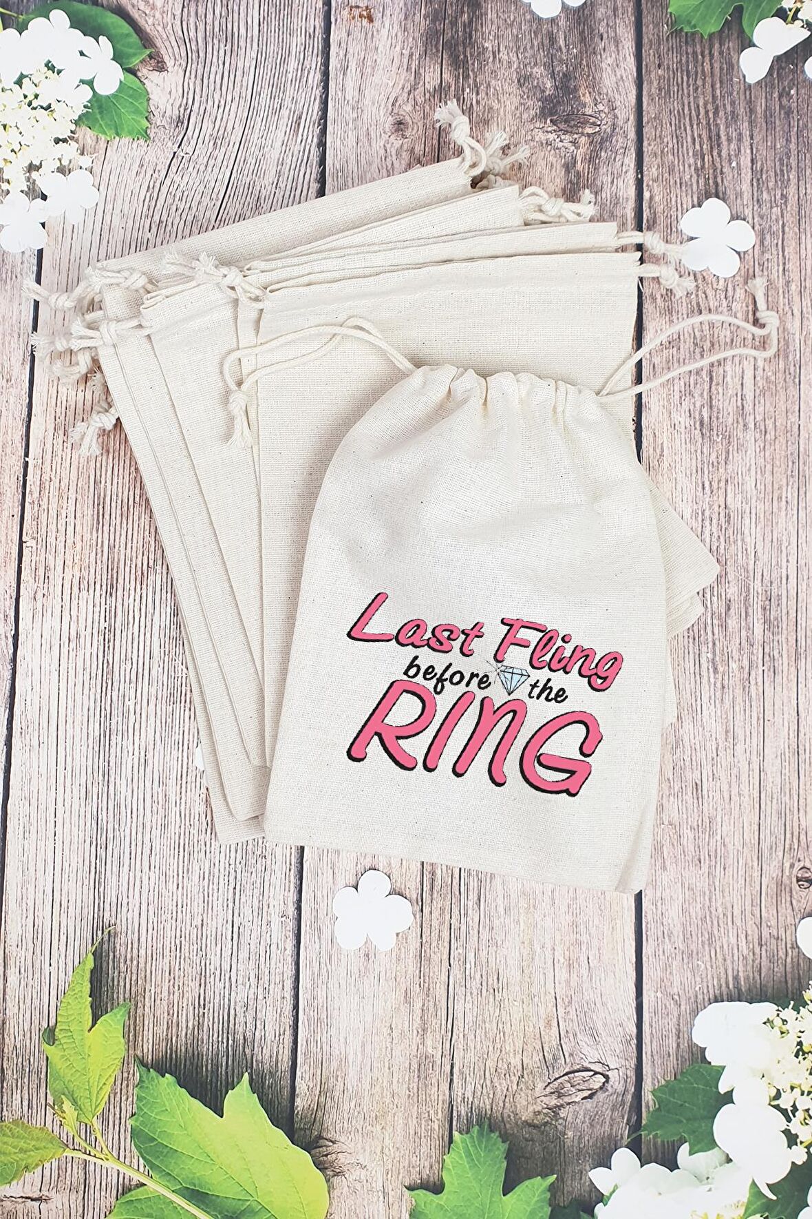 "Last Fling Before The Ring" - Nedime Hediye Kesesi - 10 Adet