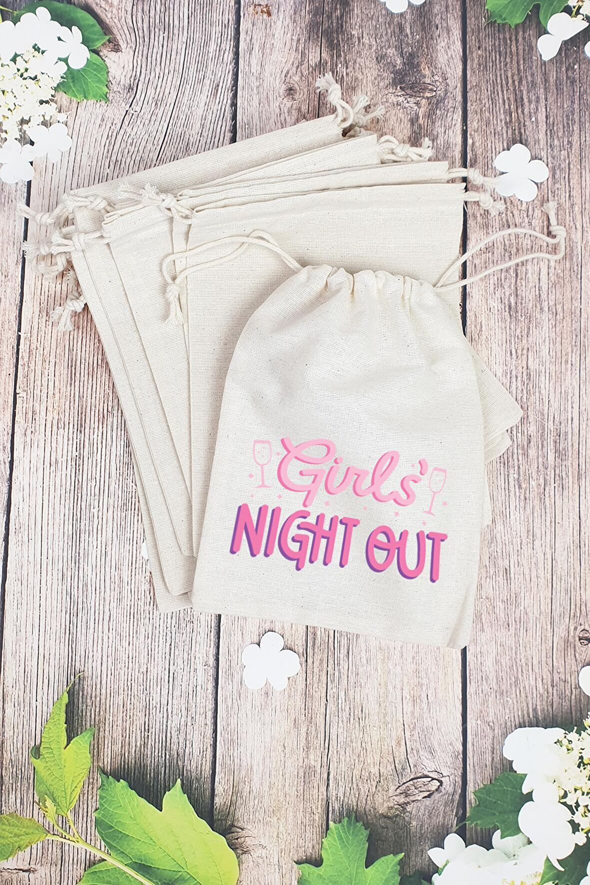 "Girls Night Out" - Nedime Hediye Kesesi - 10 Adet