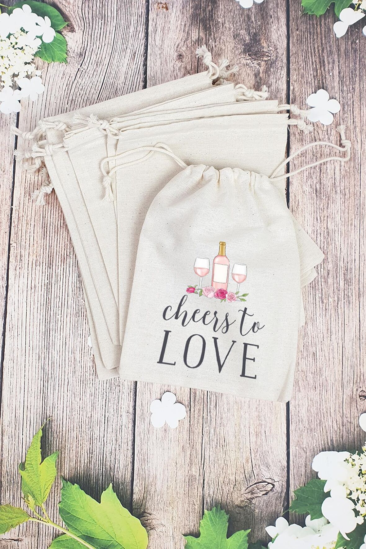 "Cheers to Love" Hangover Kit Kesesi - 10 Adet