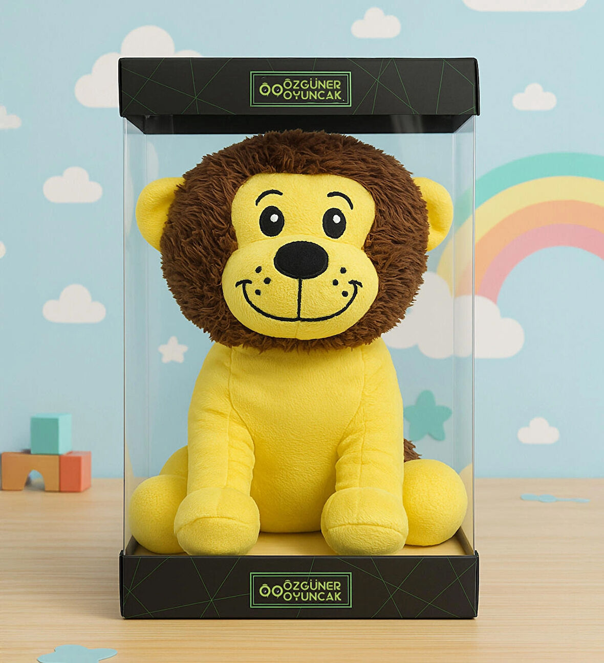 Sevimli Aslan 25 Cm Peluş Oyuncak - Yumuşak Ve Güvenli Tasarım