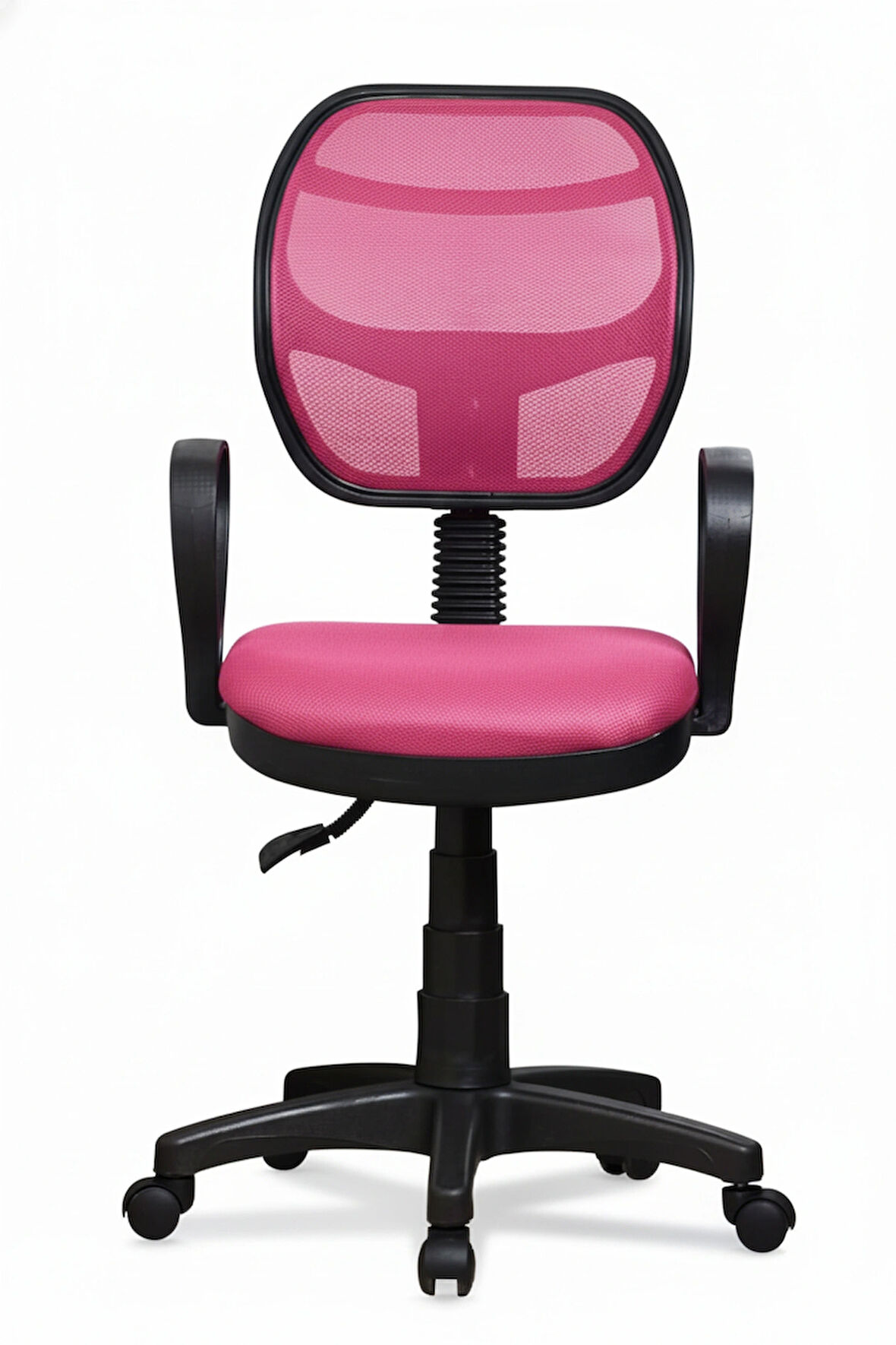 arenzo Ev ve Ofis Çalışma Sandalyesi Bilgisayar ve Sekreter Koltuğu Bella Model Pembe