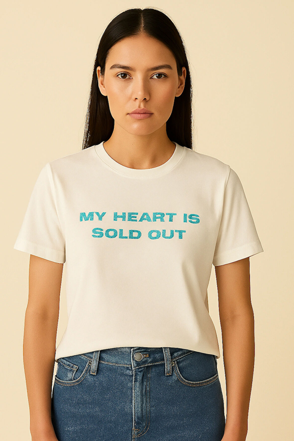 KADIN Baskılı 1. Kalite Tişört