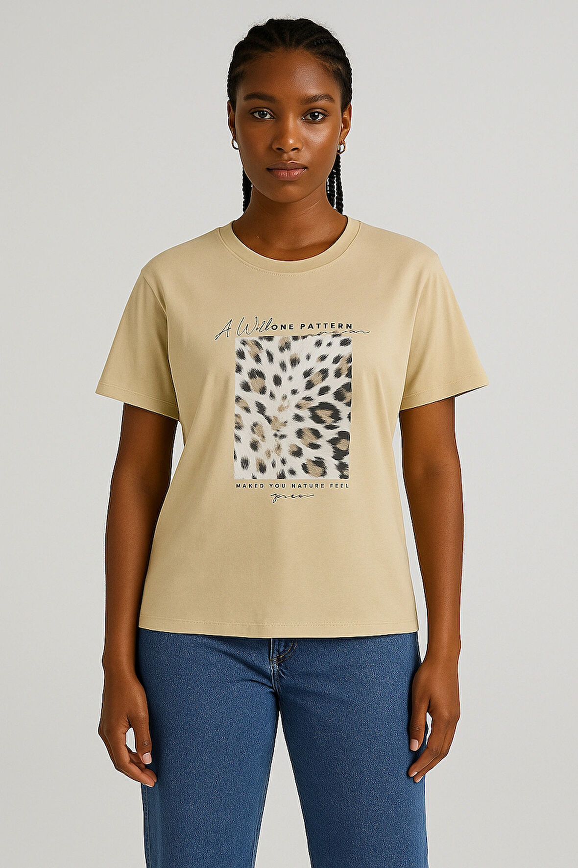 KADIN Baskılı 1. Kalite Tişört