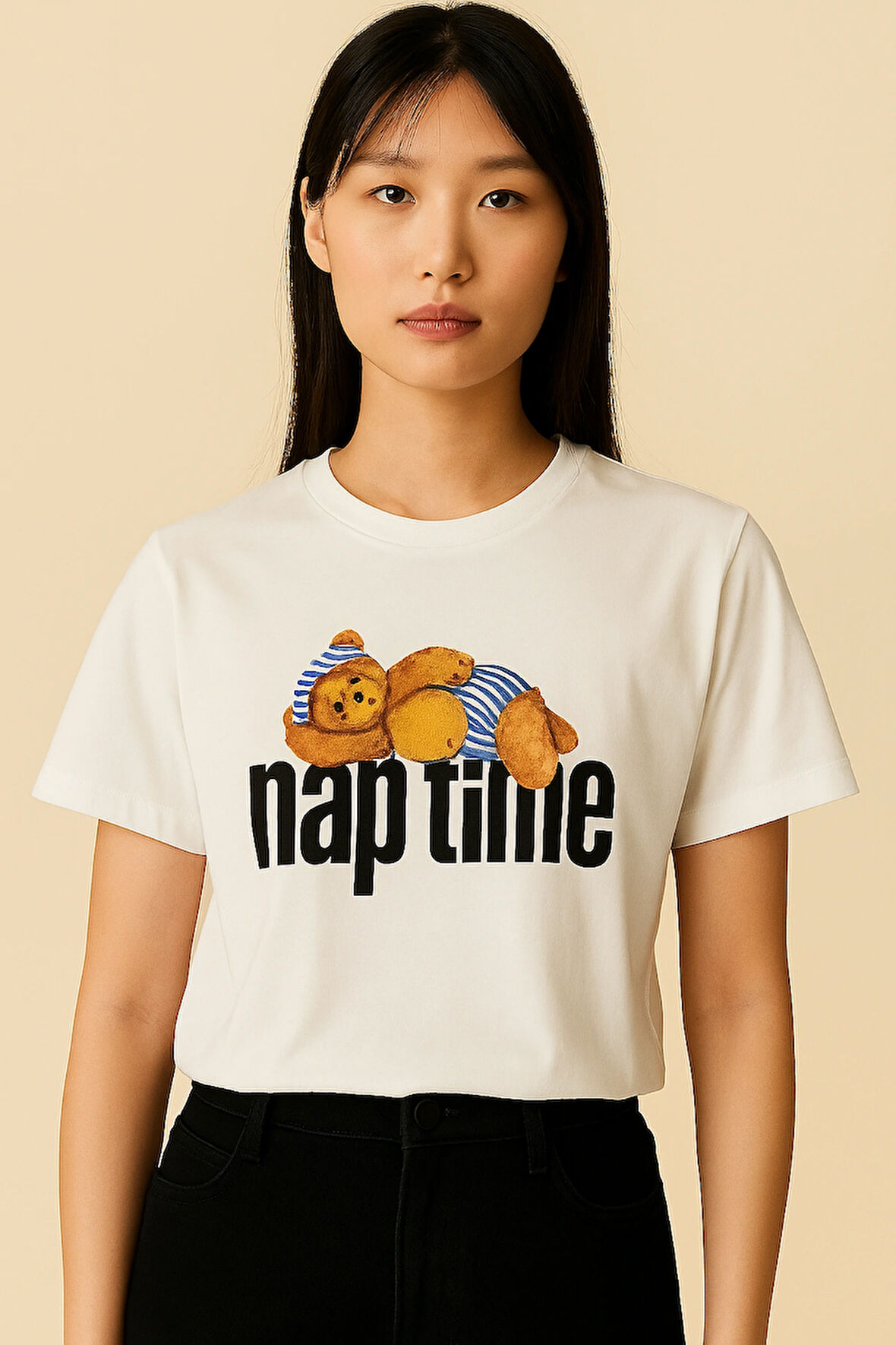 KADIN Baskılı 1. Kalite Tişört