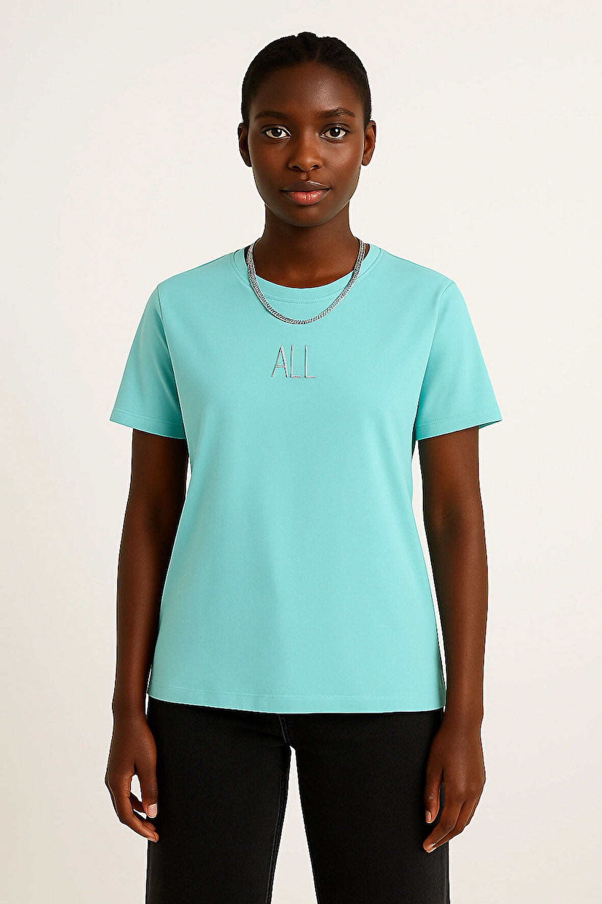 Zincir Aksesuar Detaylı 1. Kalite Tişört