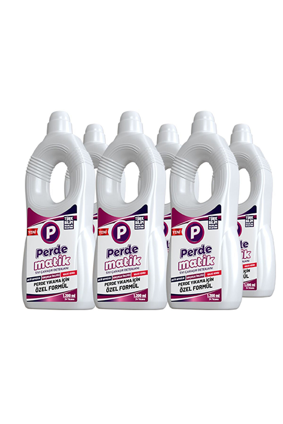 Perde İçin Sıvı Perde ve Çamaşır Deterjanı %100 Yerli 6 Adet 1200 ML