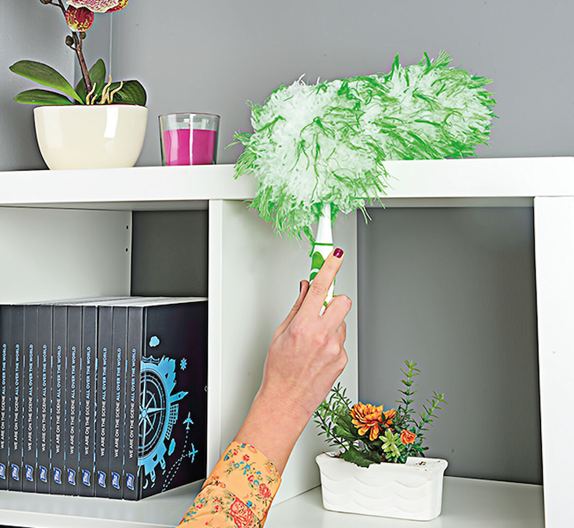 Plumero Bükülebilir Mikrofiber Toz Alma Püskülü