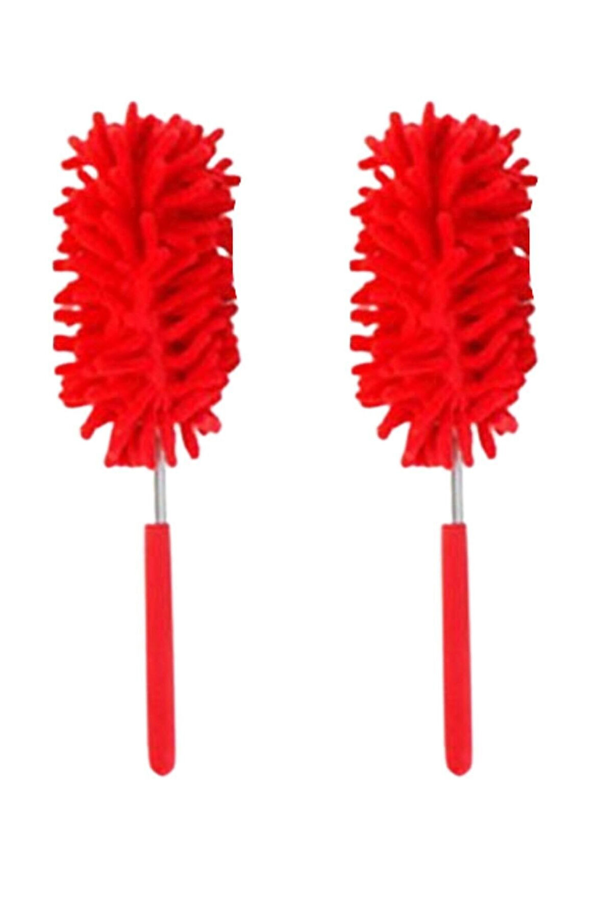 Mikrofiber Başlıklı Teleskobiktoz Alma Püskülü Duster - Büyük Boy