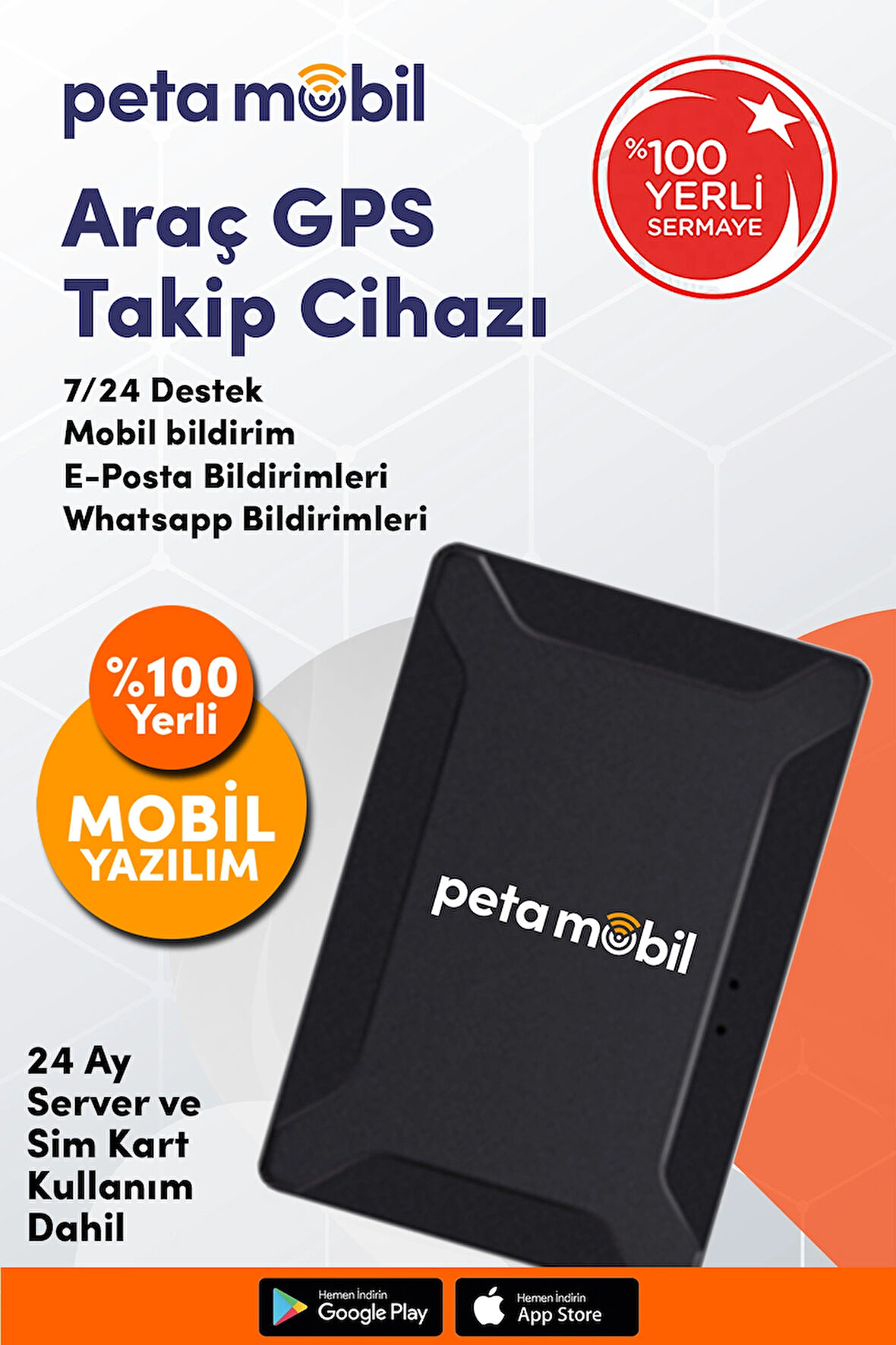 PT-500 Simkartlı Kablosuz Mıknatıslı Gps Araç Takip CIHAZI|2025 Model Şarjlı | Gerçek Zamanlı Takip