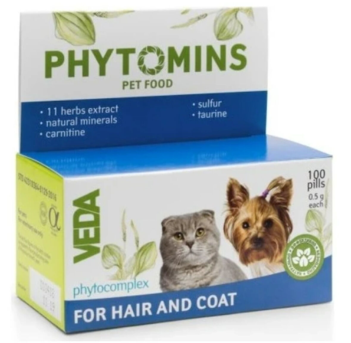 Vedavet Phytomins For Hair And Coat Kedi ve Köpeklerde Tüy Dökülmesine Karşı Takviye