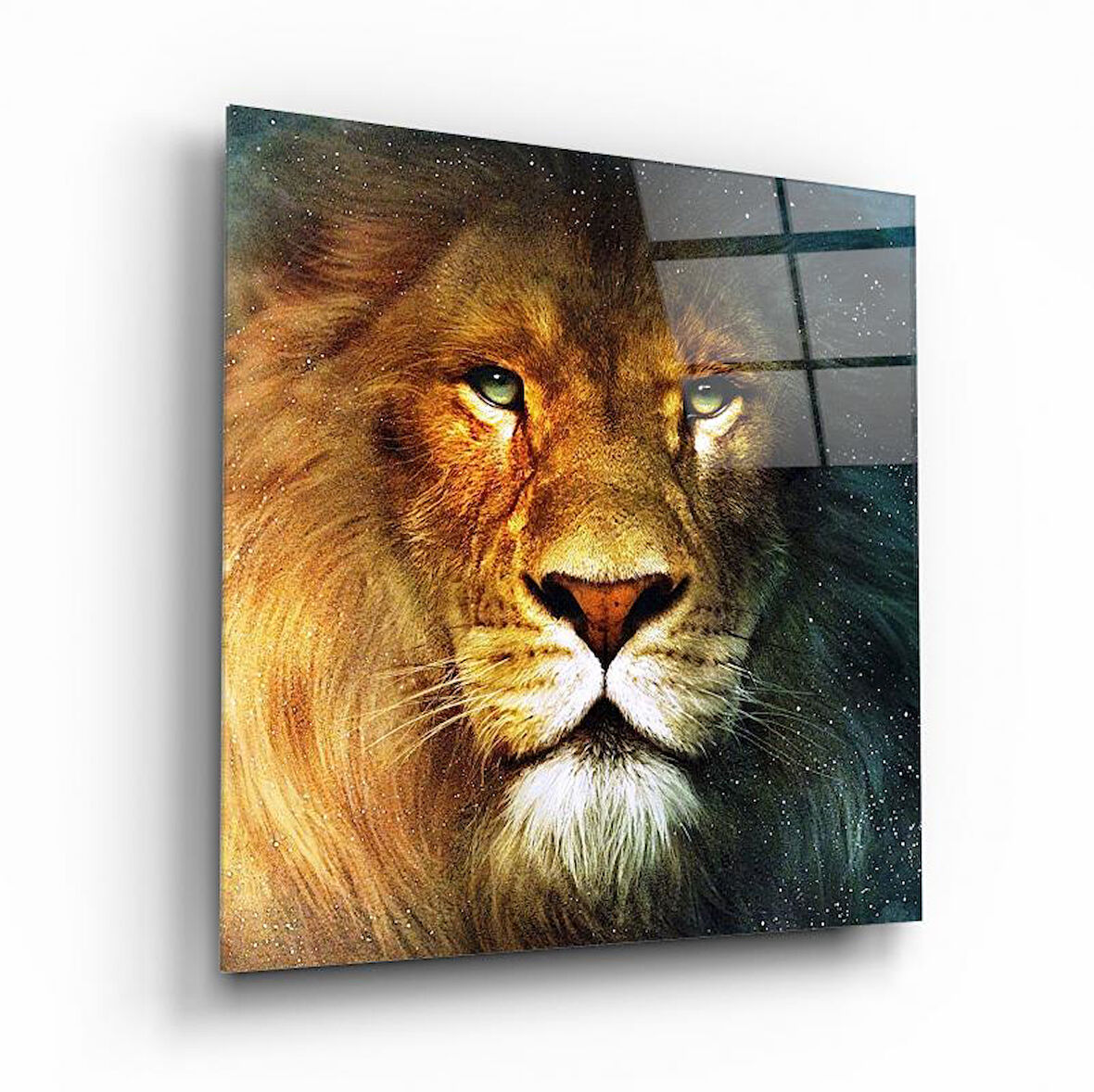 Aslan Cam Tablo | Hediyelik, Dekoratif, Ofis, Mutfak 