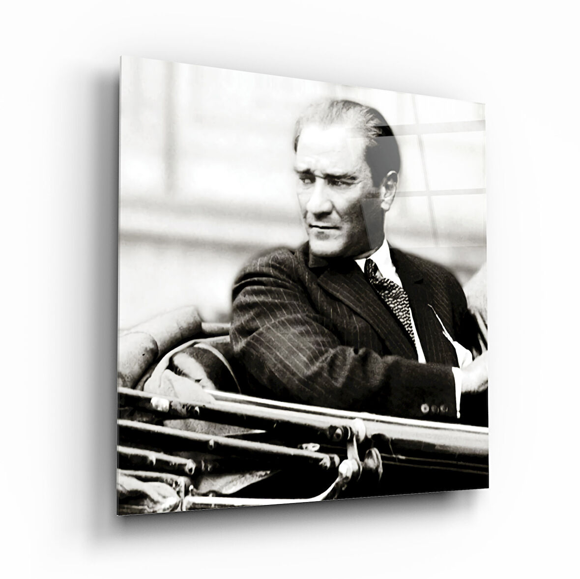 Atatürk Cam Tablo | Hediyelik, Dekoratif, Ofis, Mutfak 