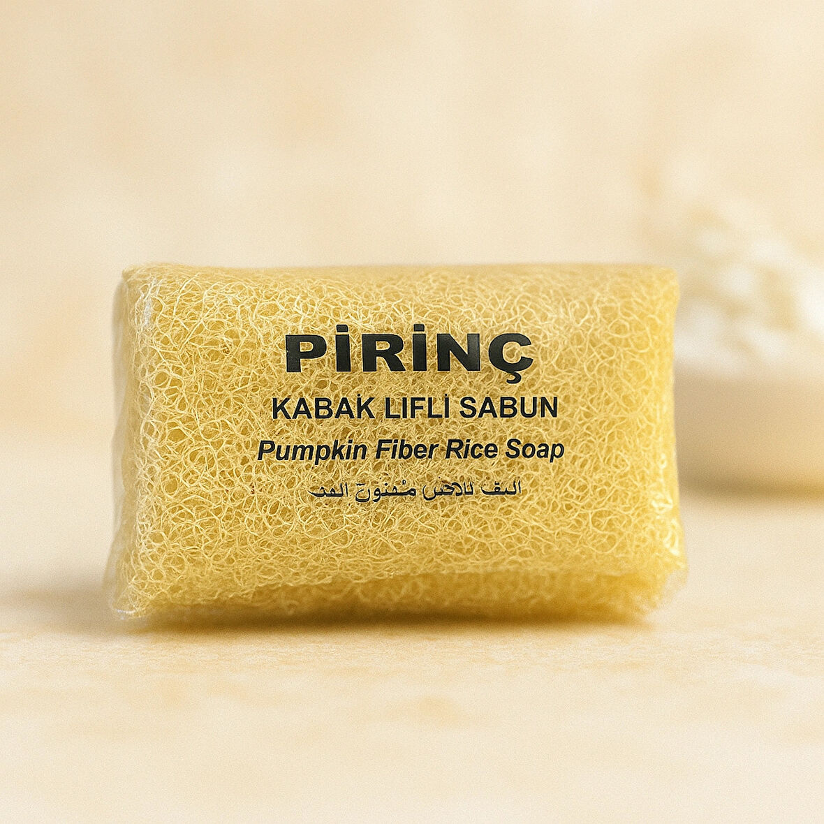Doğal Pirinç Kabak Lifli Sabun
