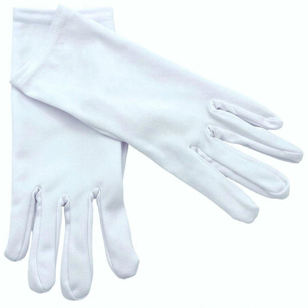 Beyaz Renk Rahat Kalıp Bando Garson Tören Pandomim Gösteri Merasim Eldiveni