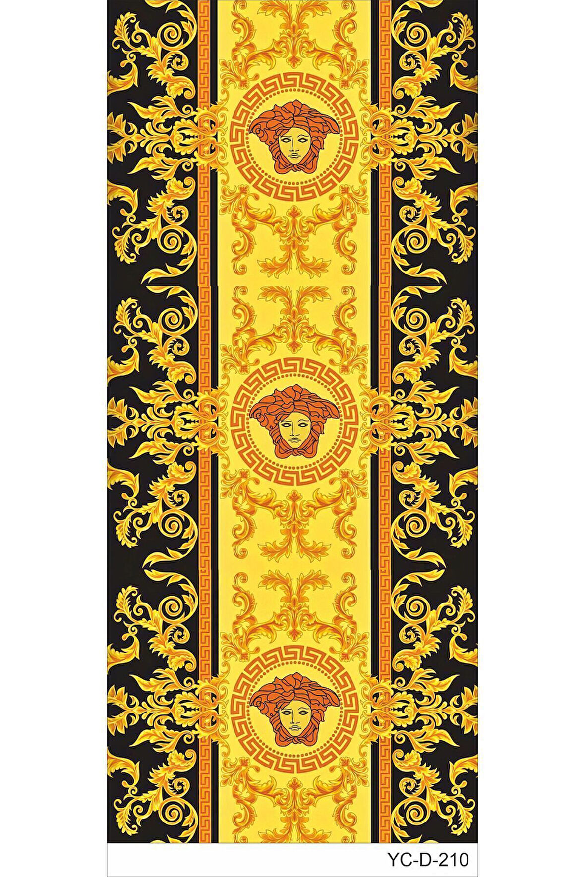 Araç Kapı Direk Kaplama Folyosu Desenli (Sağ Sol Takım) (2 Adet) - 22x50 Cm