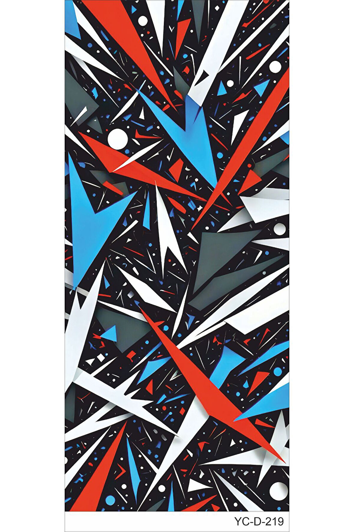 Araç Kapı Direk Kaplama Folyosu Desenli (Sağ Sol Takım) (2 Adet) - 22x50 Cm