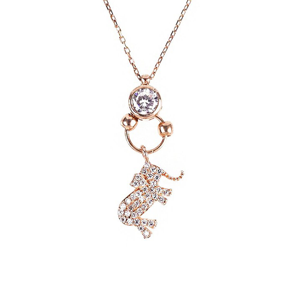 Fil Gümüş Kolye SB219