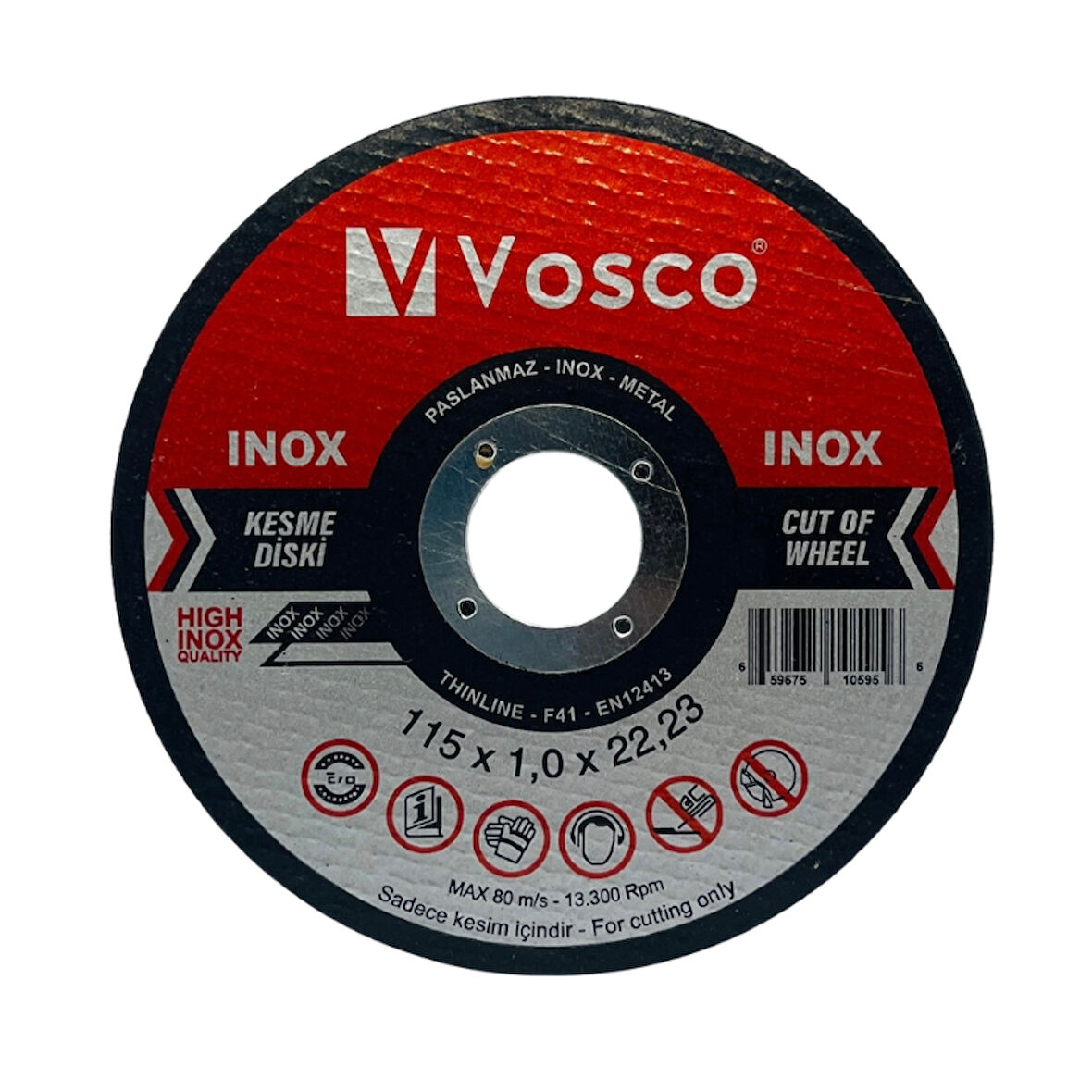 Pro Paslanmaz - İnox - Metal Kesme Diski 115mm