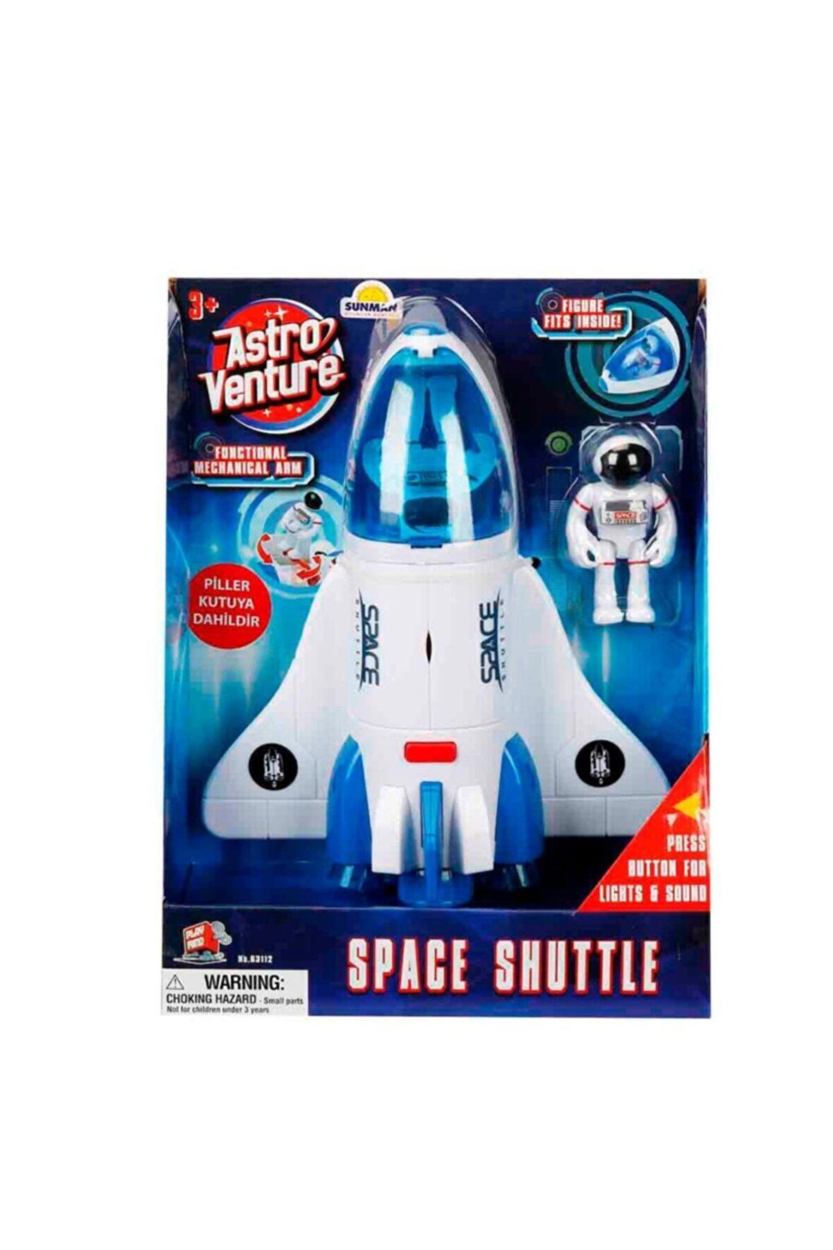 Astro Venture Sesli ve Işıklı Uzay Mekiği 63112