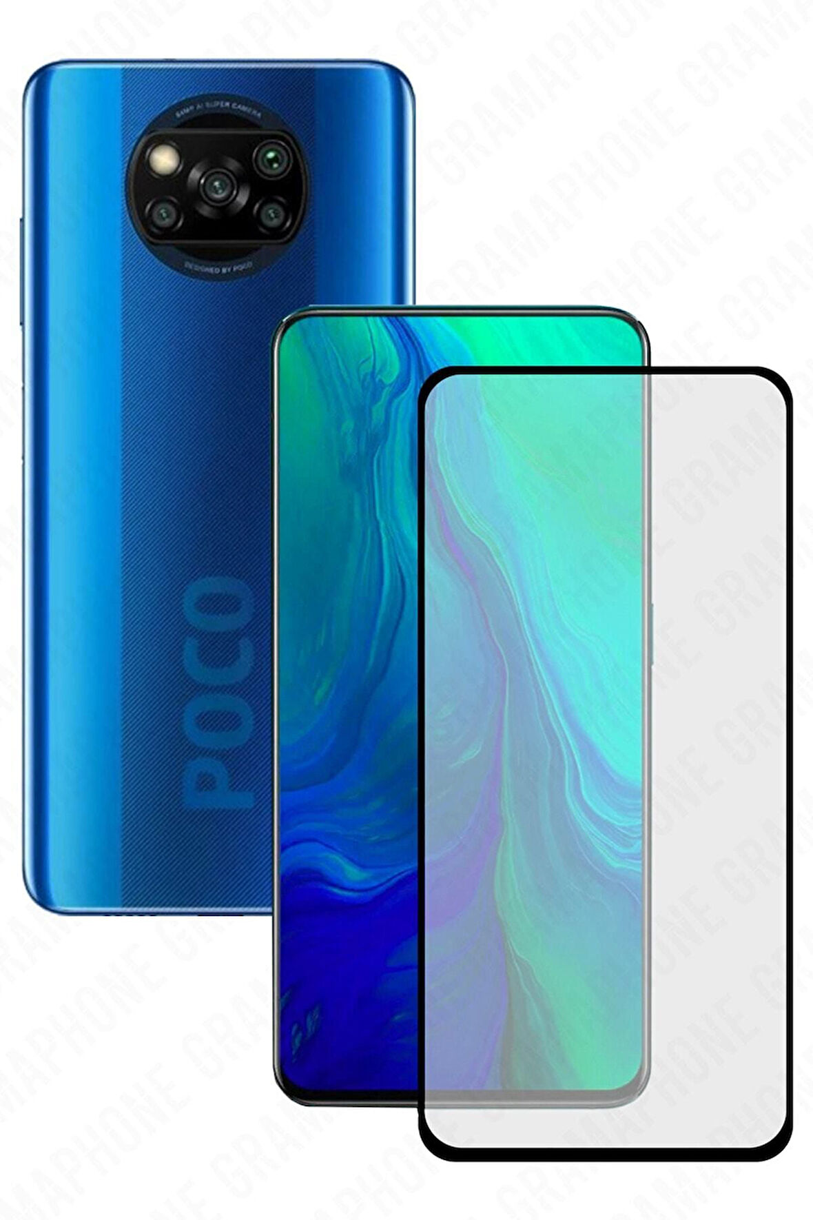 Xiaomi Poco X3 Tam Kaplayan Esnek Mat Seramik Ekran Koruyucu Parmak Izi Yapmaz Leke Tutmaz