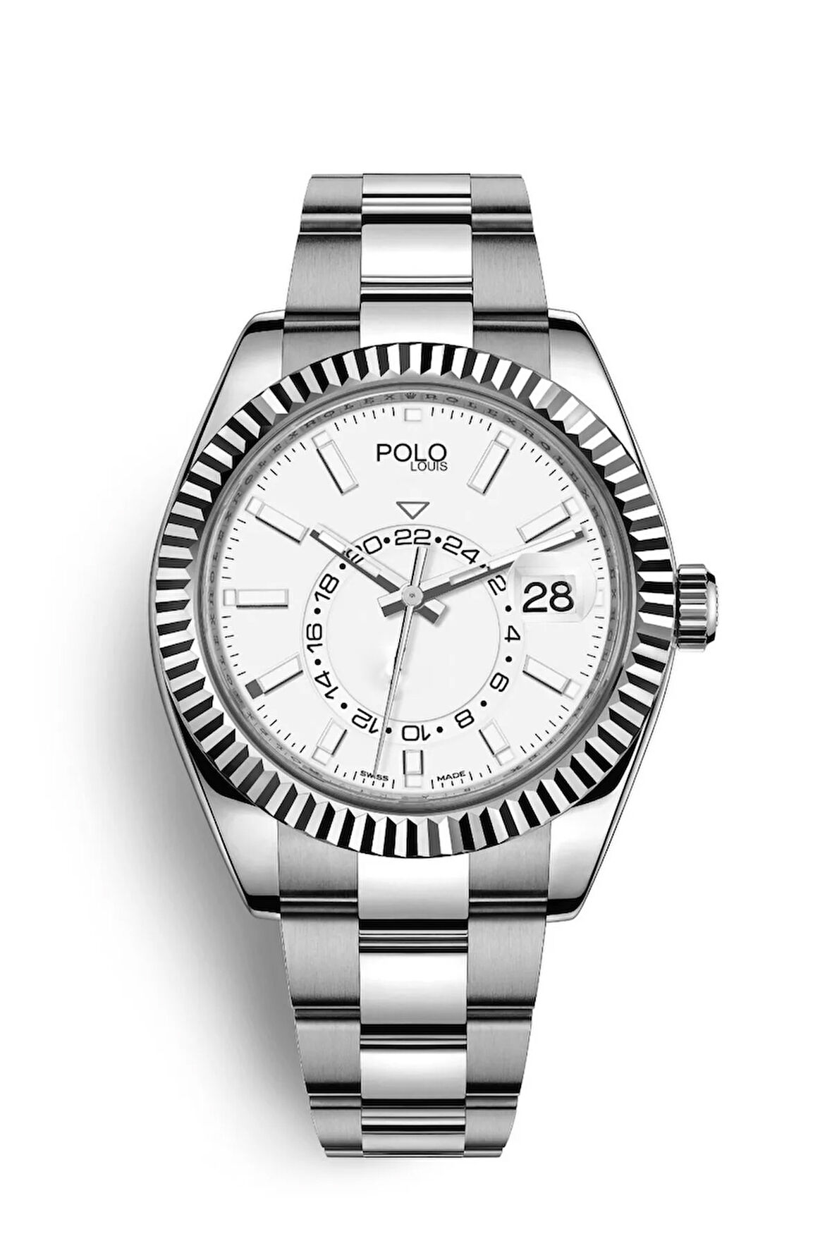 Rolex Model Çelik Kordon Erkek Kol Saati