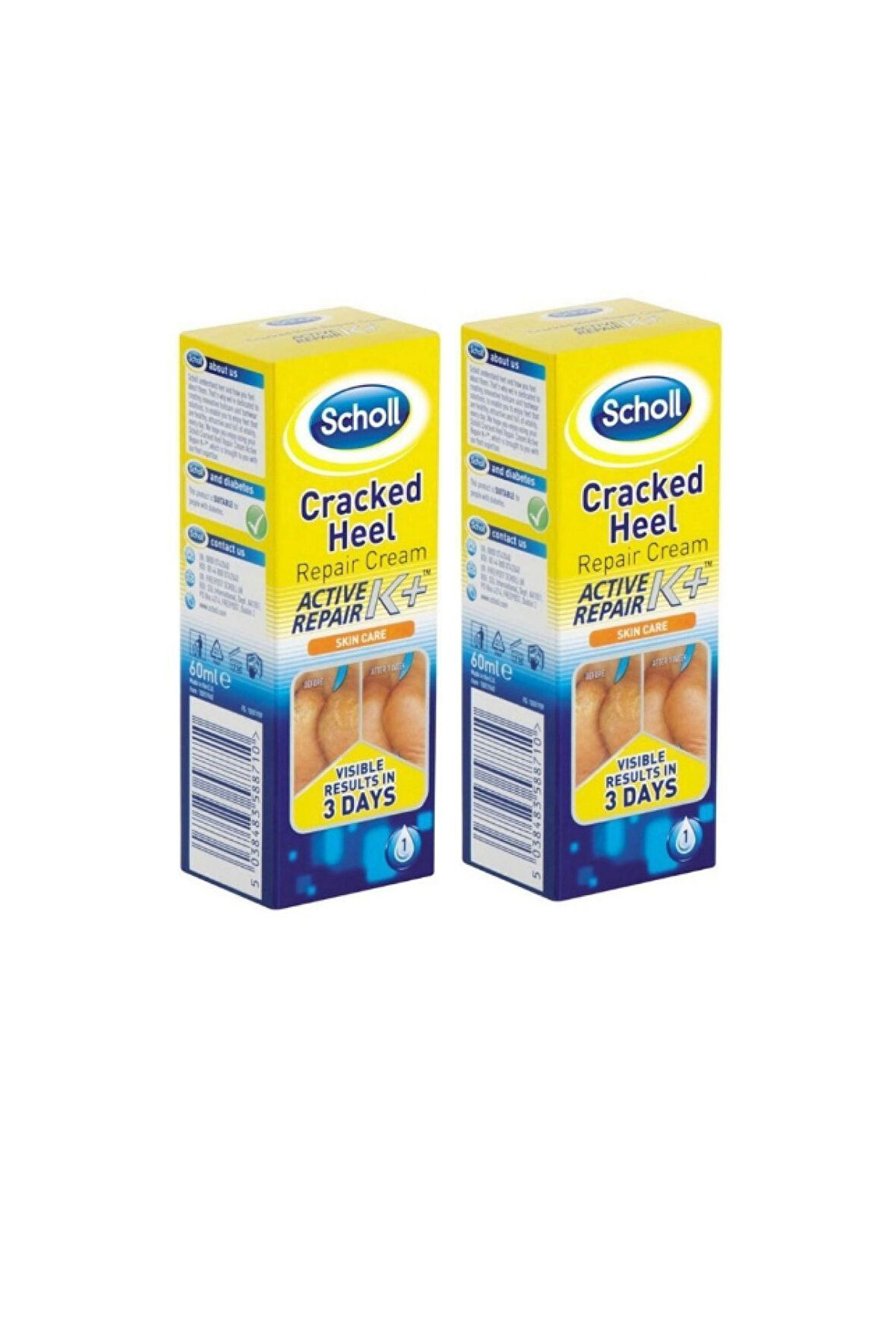 Scholl Topuk Çatlağı Giderici Balm 60 ml X2 Adet