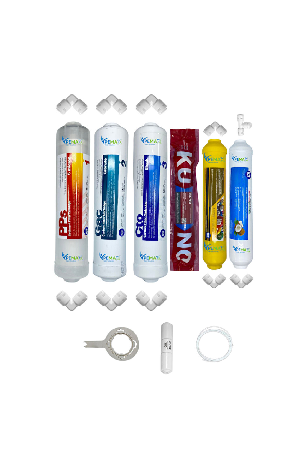 PWS Kapalı Kasa Su Arıtma Cihazlarına  STDMAX  6li Orijinal LG Kuno mebran Mineral+tatlandırıcı