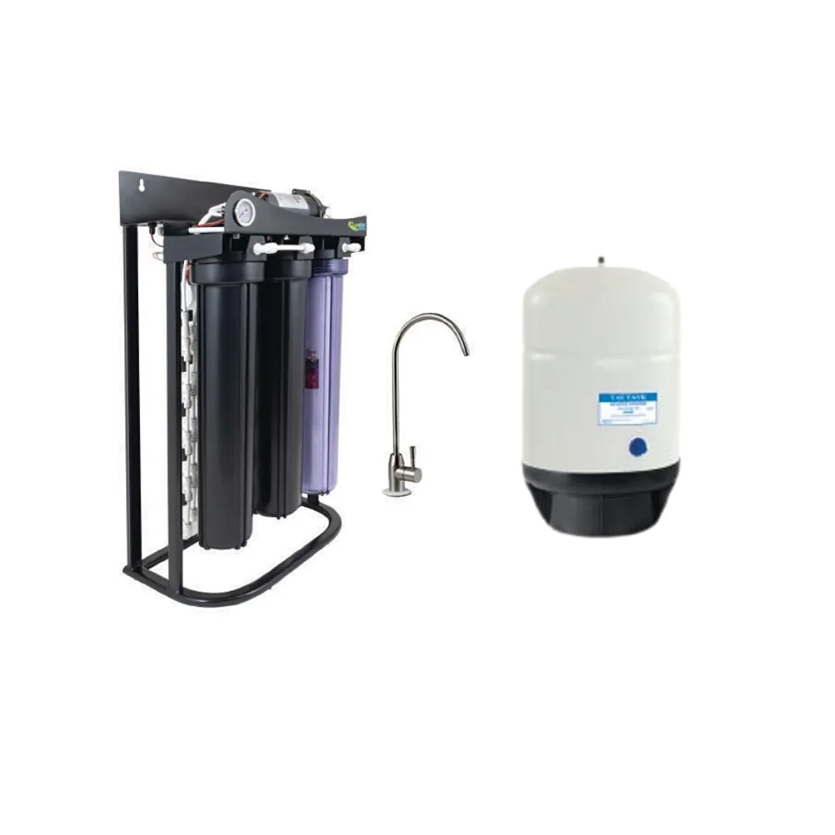Ro-600 7 AŞAMALI+40 litreTanklı Ücretsiz Kurulum  Cafe,restaurant,Fabrika sanayi Su arıtma cihazı