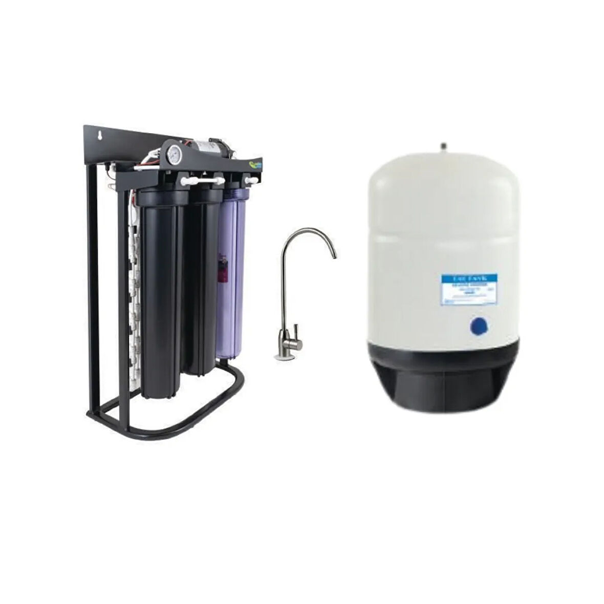 Ro-300 7 AŞAMALI+80 litreTanklı Ücretsiz Kurulum  Cafe,restaurant,Fabrika sanayi Su arıtma cihazı