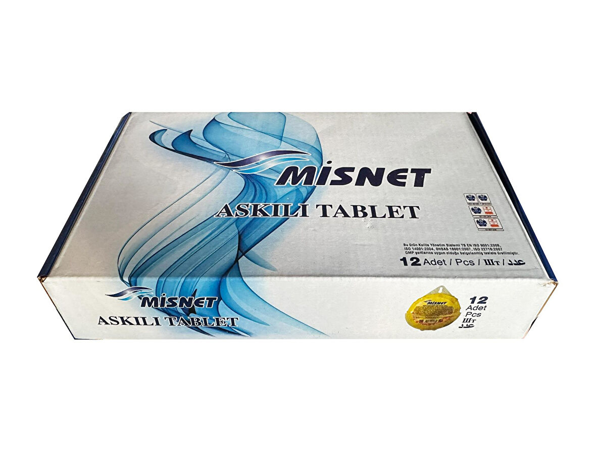 Misnet Askılı Tablet Wc Tuvalet Kokusu - Koku Giderici - Deodorizer - 50 Gr - 12 Adet