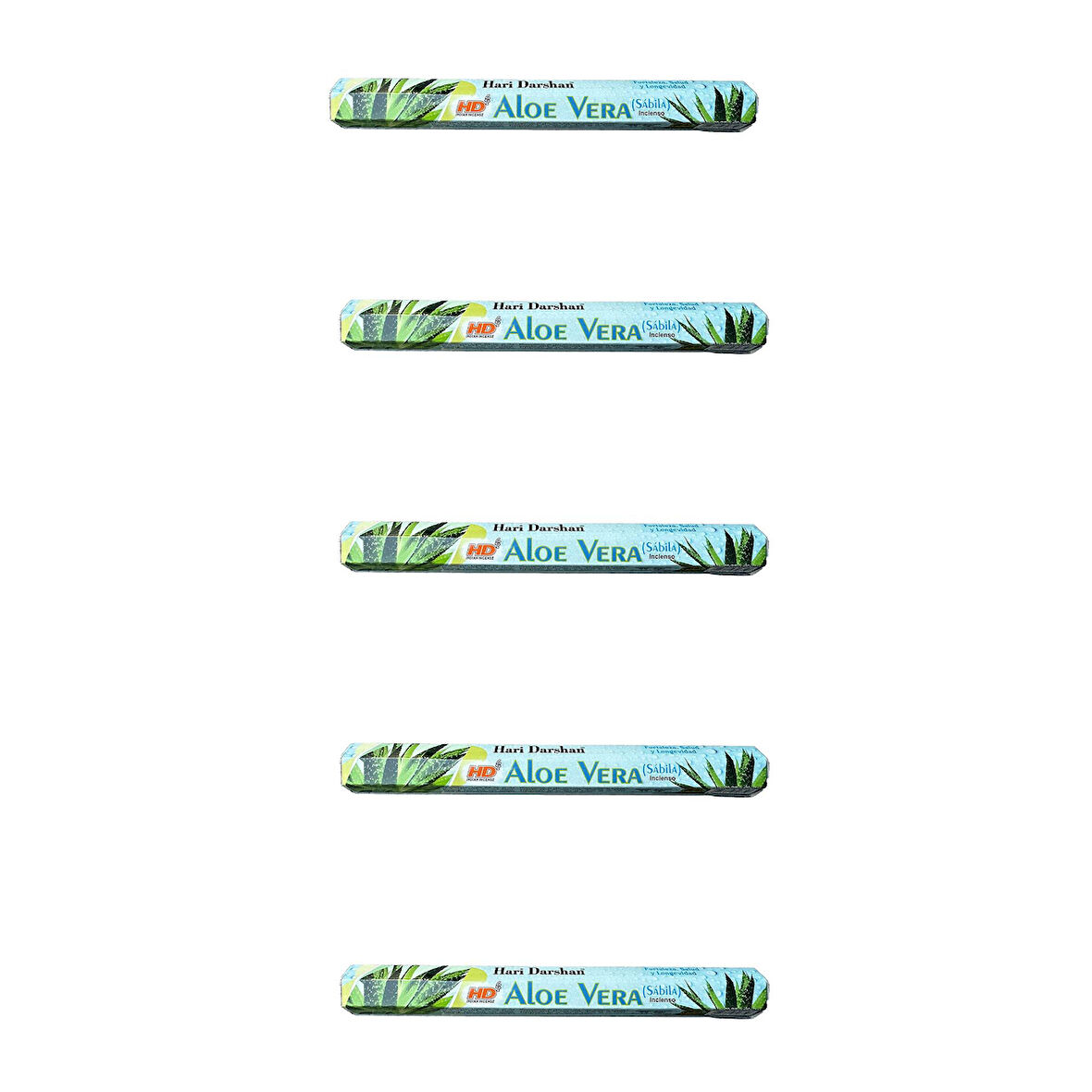 Hari Darshan Aloe Vera Çubuk Tütsü - Oda Ortam Kukusu - 20 Adetlik 5 Paket