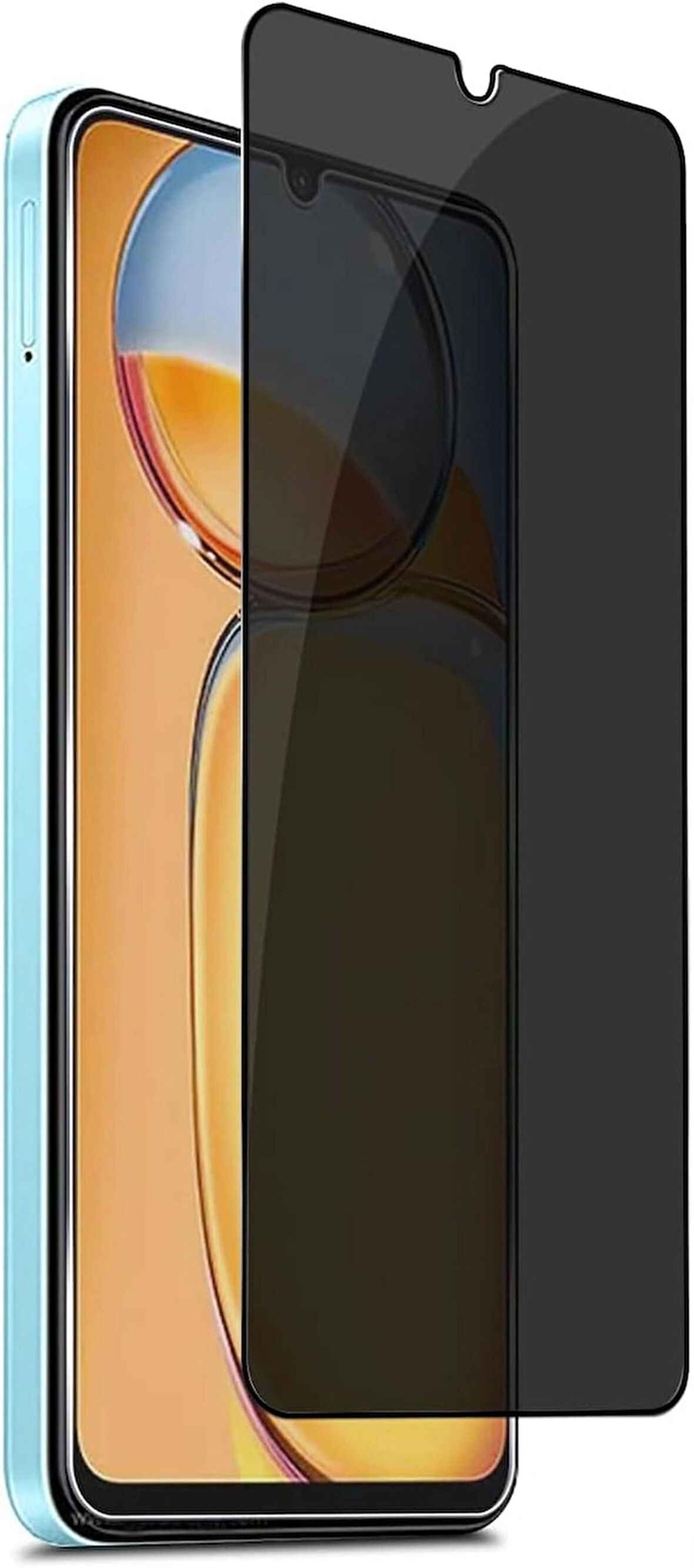 Xiaomi Redmi 13C Uyumlu Görünmez Hayalet Full Kaplayan Ekran Koruyucu Cam