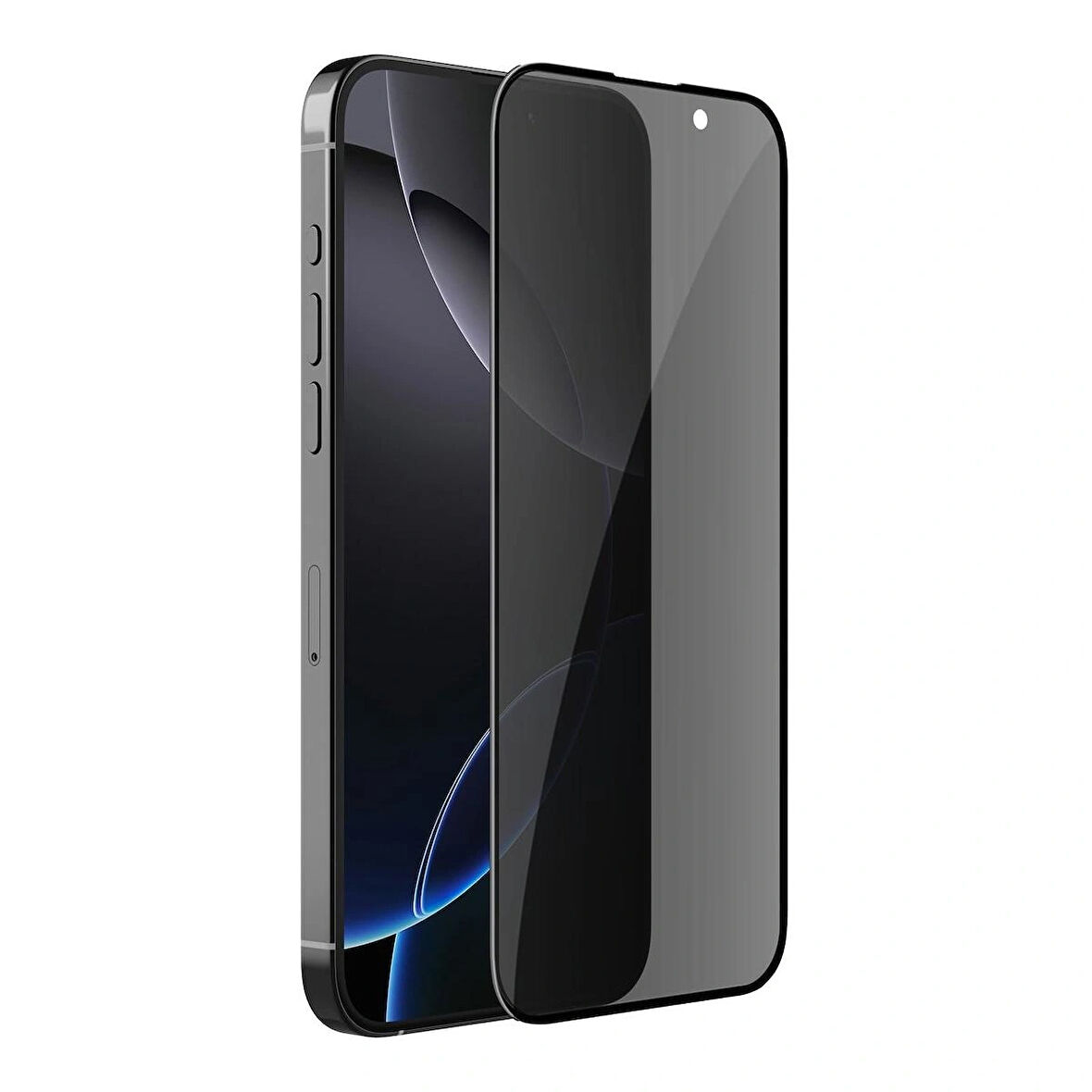 iPhone 16 PRO Uyumlu Görünmez Hayalet Full Kaplayan Ekran Koruyucu Cam