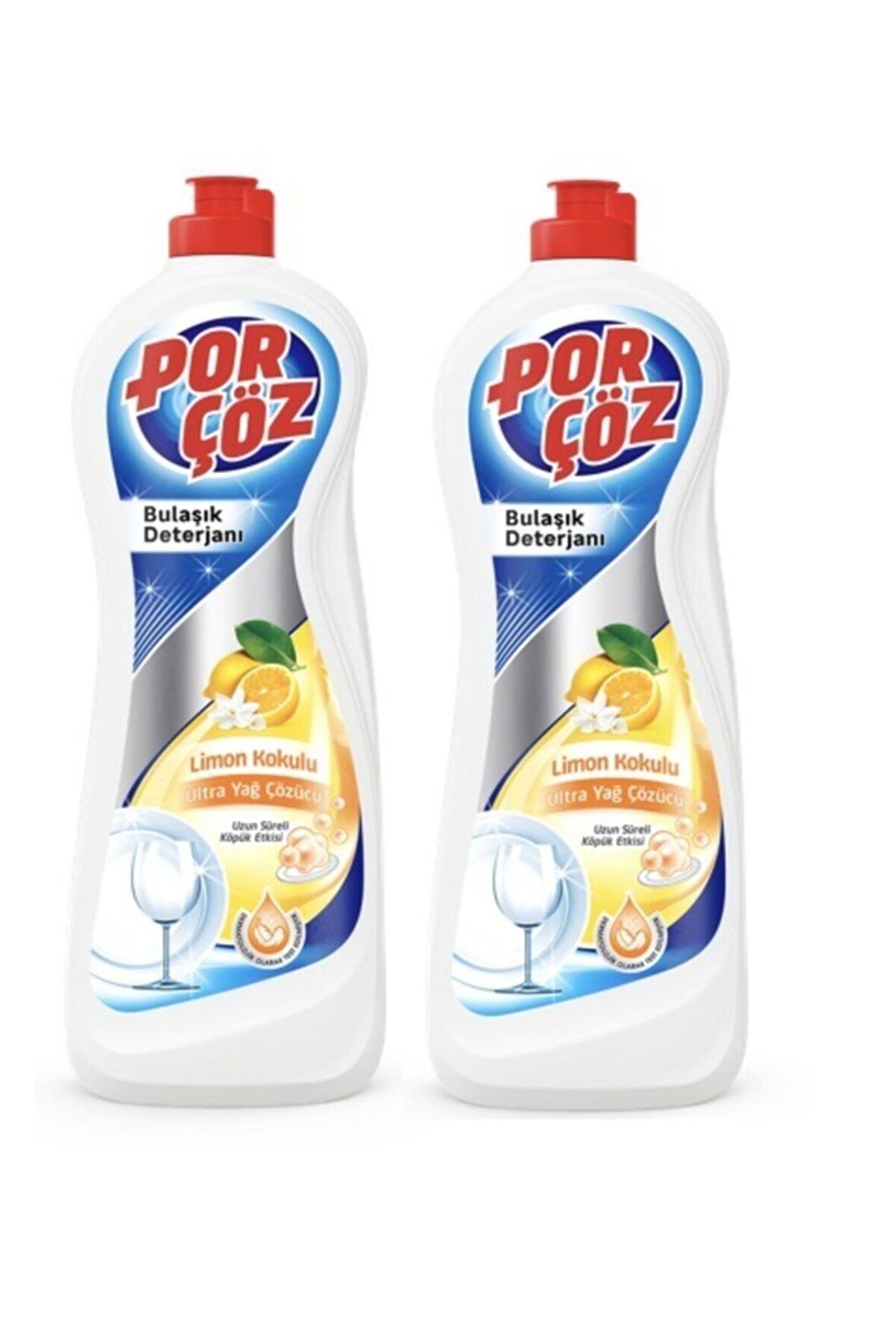 PORÇÖZ Bulaşık Deterjanı Limon Kokulu 675 Ml X 2 Adet