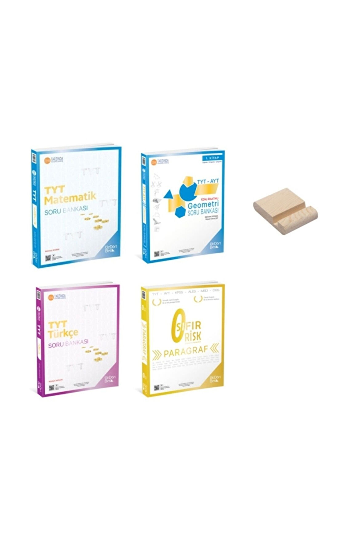 TYT Matematik Geometri Türkçe ve Paragraf Sıfır Risk Soru Bankası 4lü Set