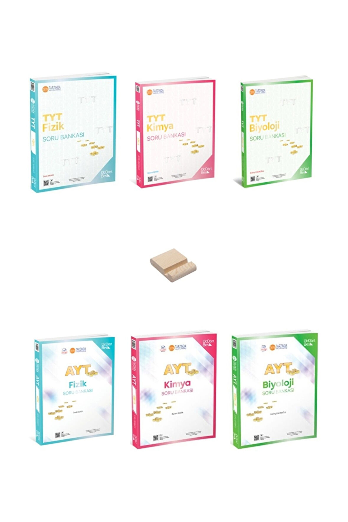 TYT ve AYT Fizik Kimya Biyoloji Soru Bankaları 6 Kitap