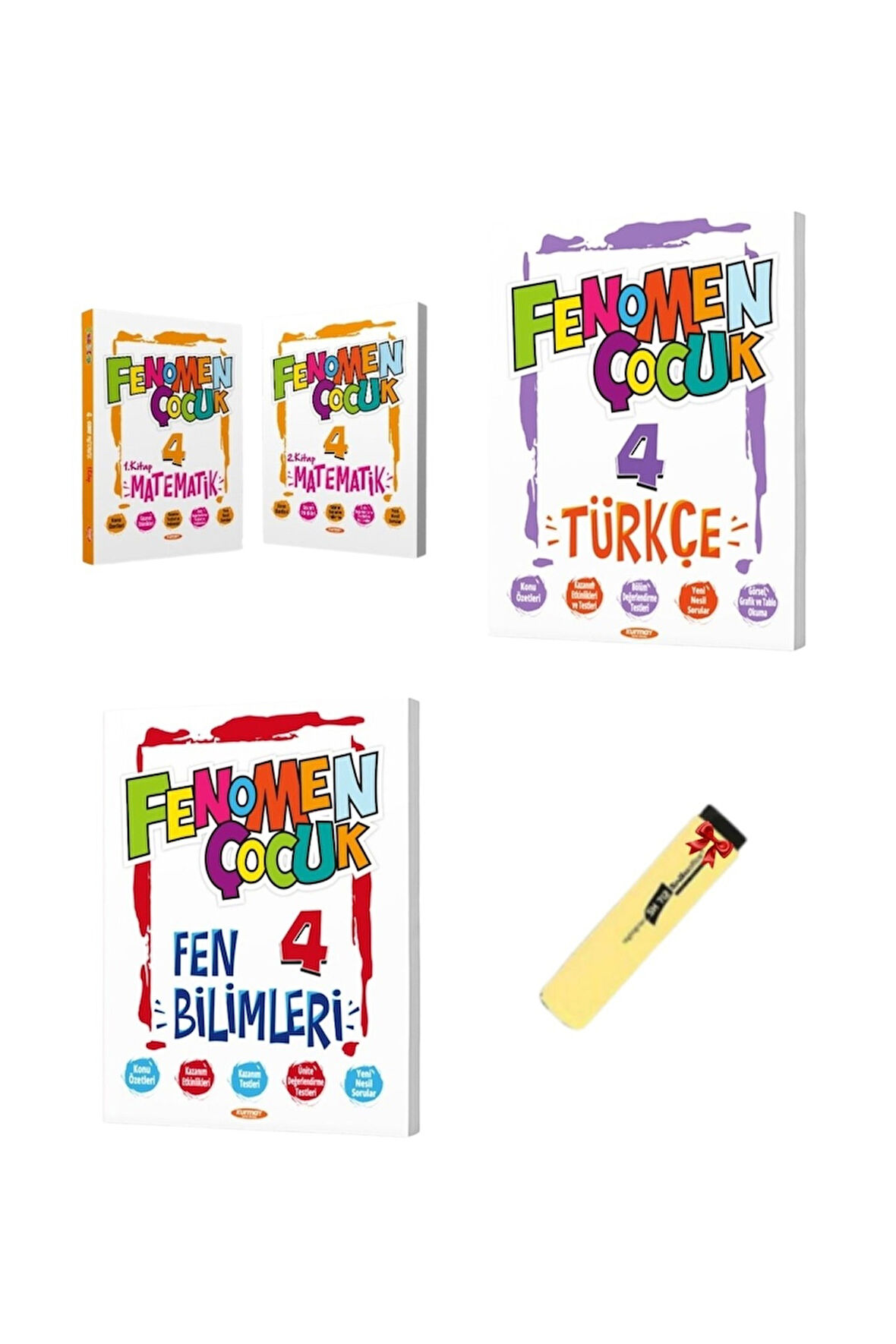 Fenomen Çocuk 4. Sınıf Matematik Türkçe ve Fen Bilimleri