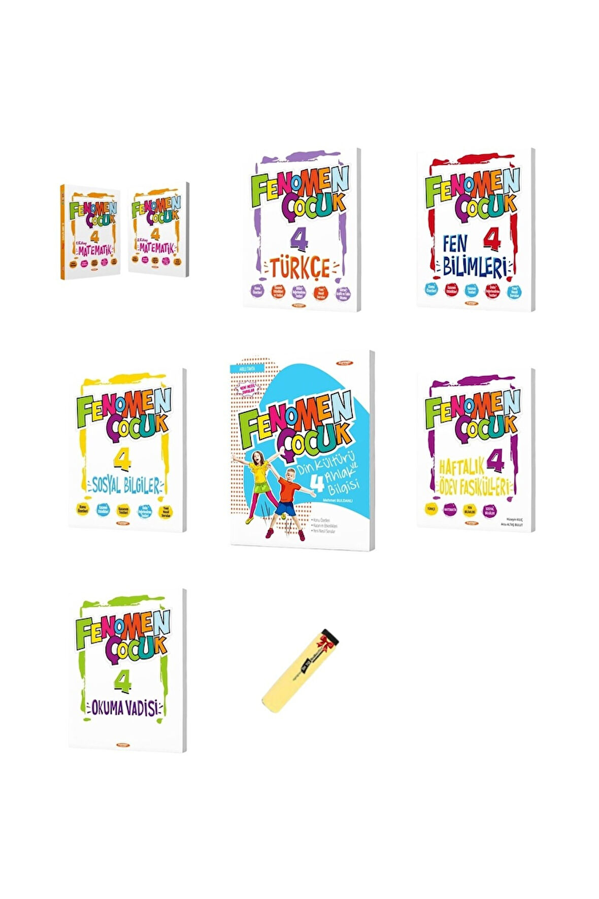 Fenomen Çocuk 4. Sınıf Tüm Dersler 8li Set