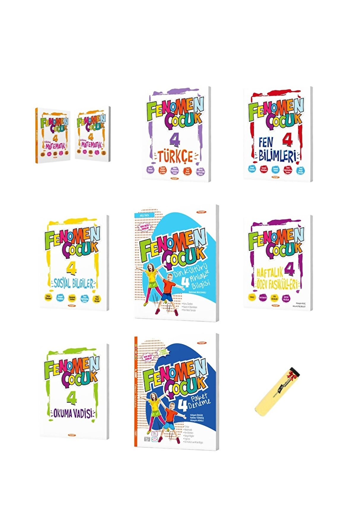 Fenomen Çocuk 4. Sınıf Tüm Dersler 9lu Set
