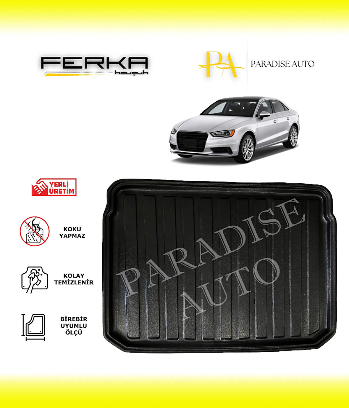 Audi A3 Sedan 2013-2020 Bagaj Havuzu