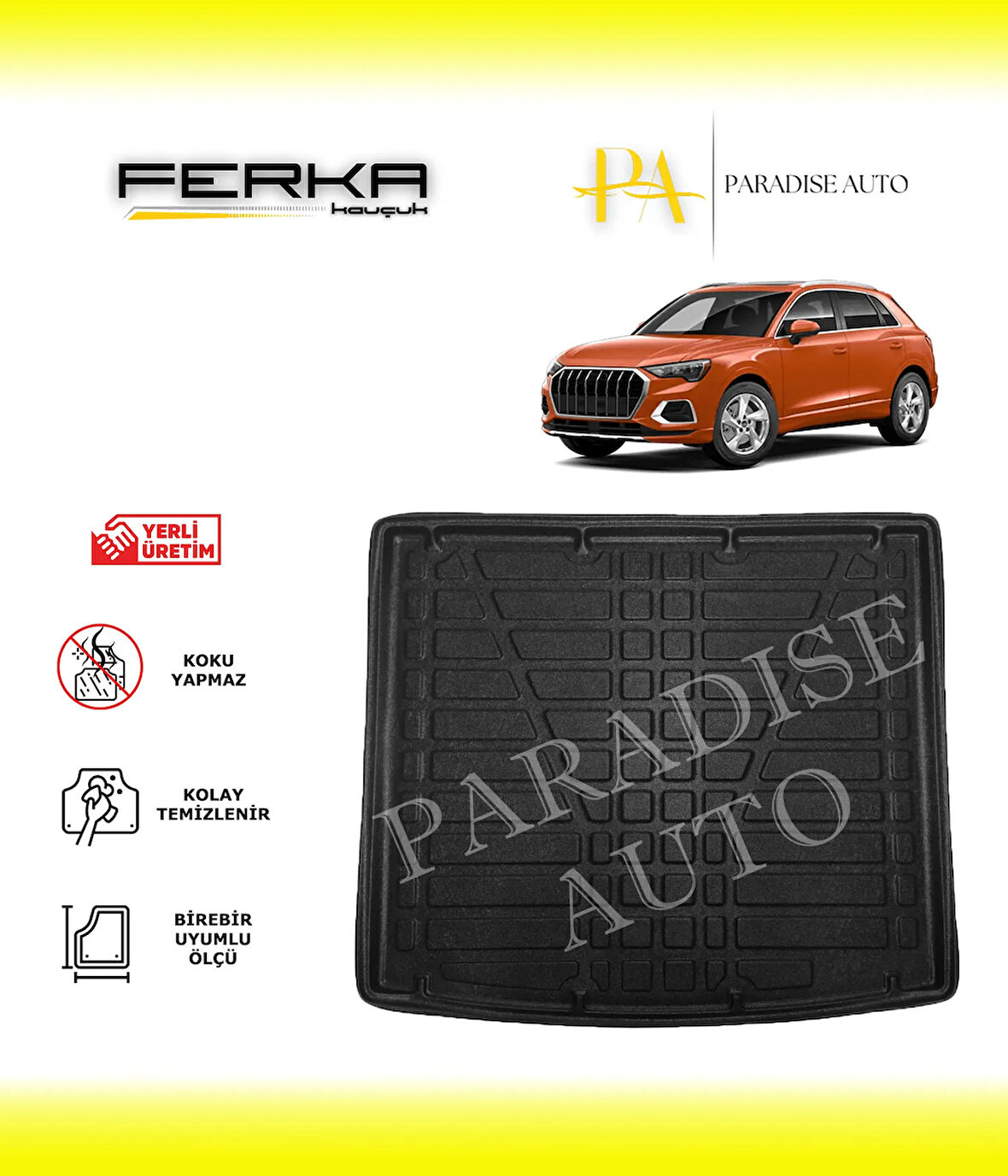 Audi Q3 2021 ve Üstü Bagaj Havuzu
