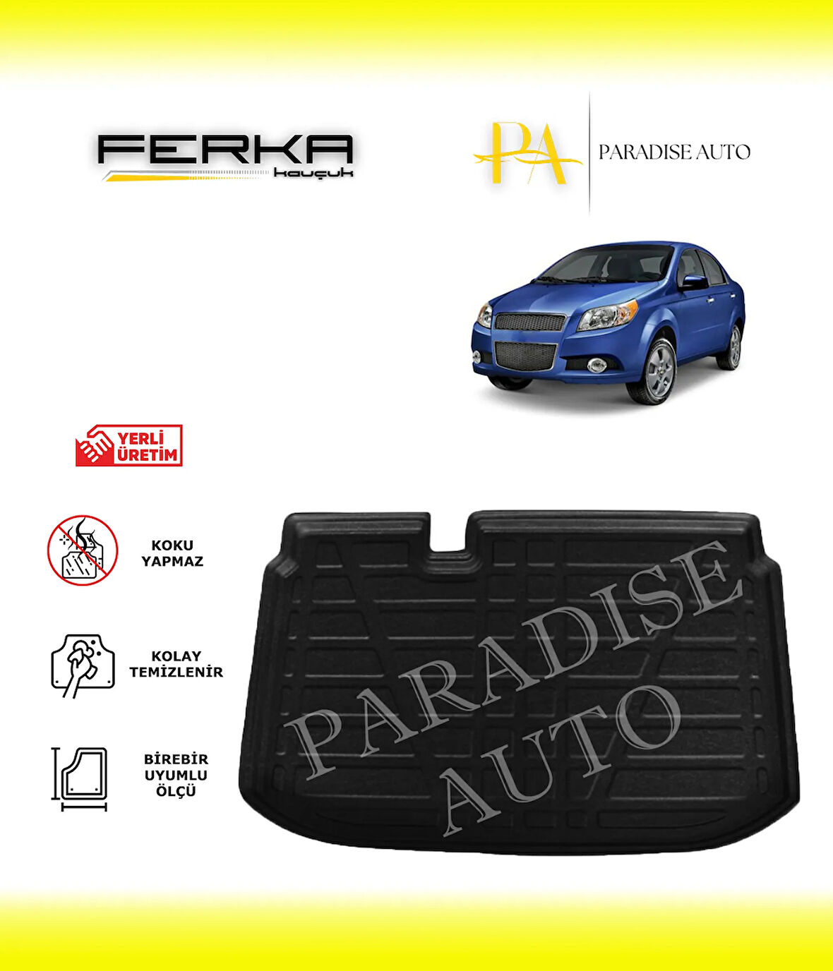 Chevrolet Aveo Alt Kademe 2011-2019 Bagaj Havuzu