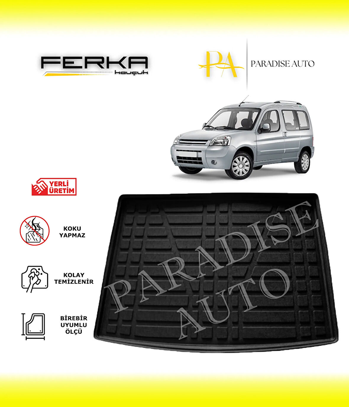 Citroen Berlingo 1998-2008 Bagaj Havuzu