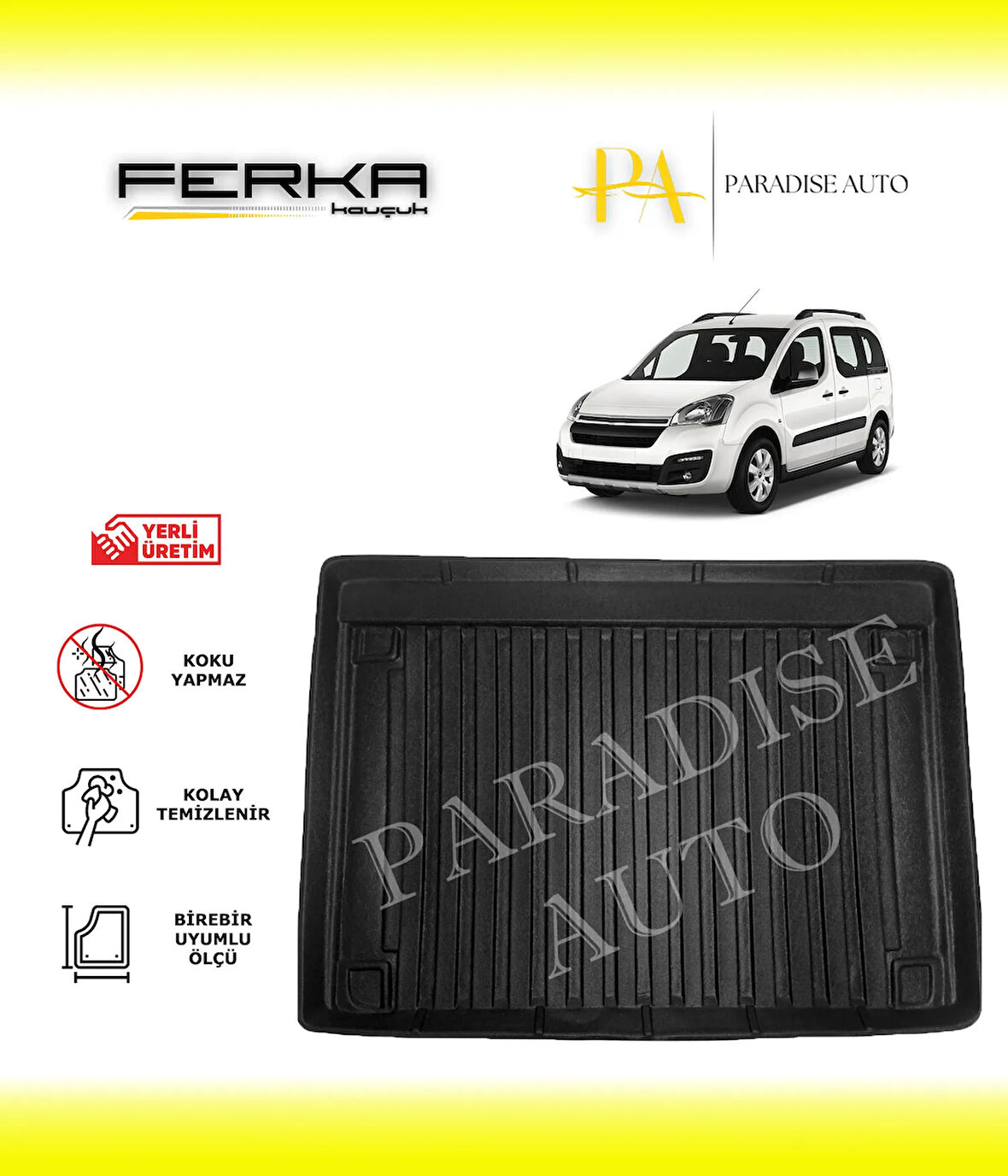 Citroen Berlingo Combi S 2008-2019 Bagaj Havuzu