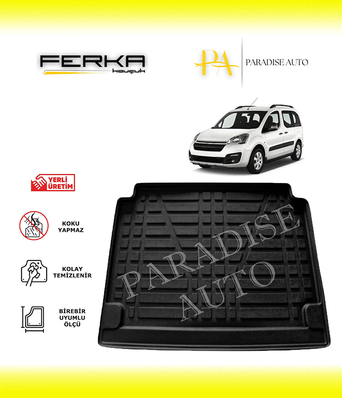 Citroen Berlingo Combi SX 2008-2019 Bagaj Havuzu