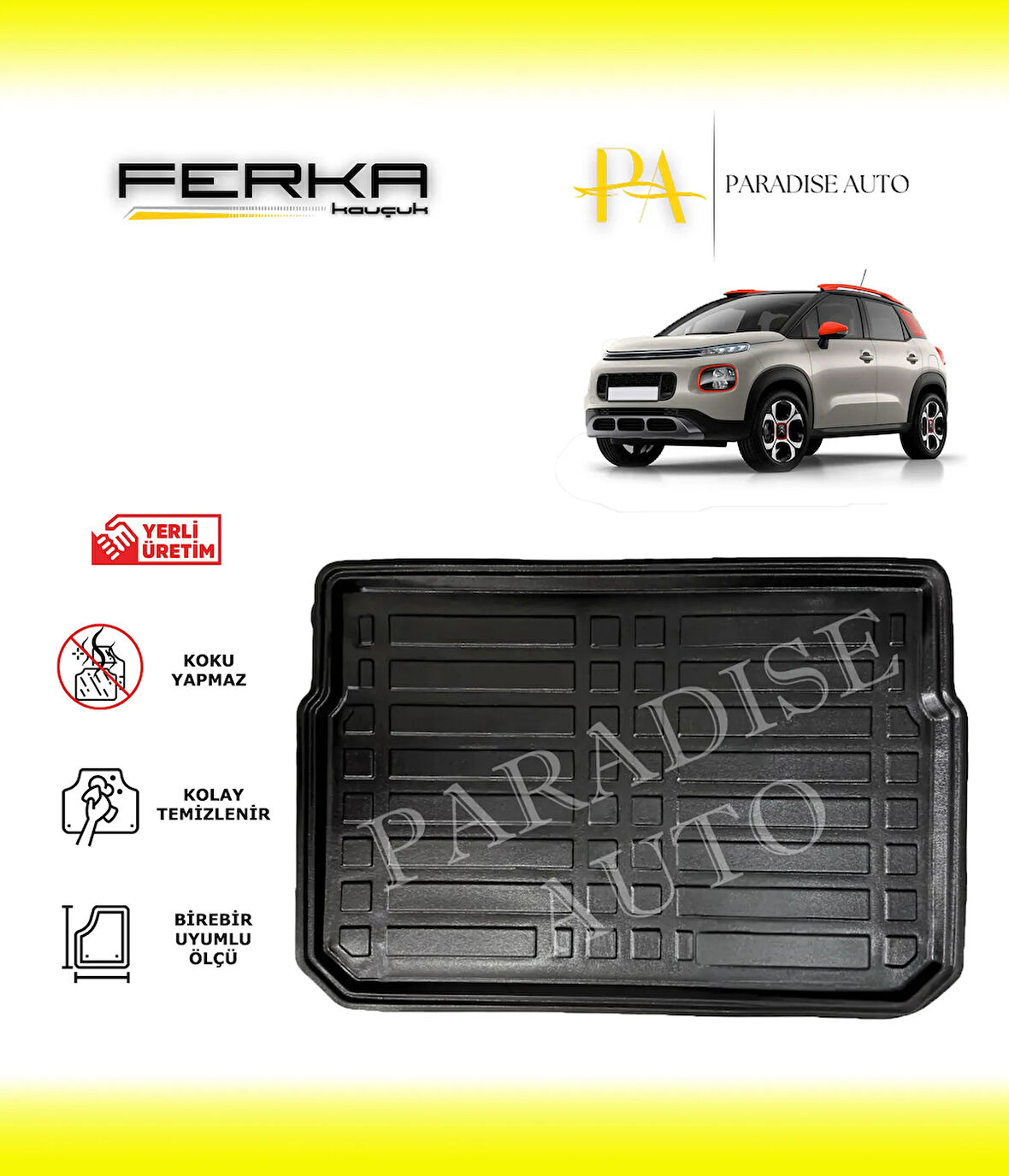Citroen C3 HB 5 Kapı 2017-2021 Bagaj Havuzu