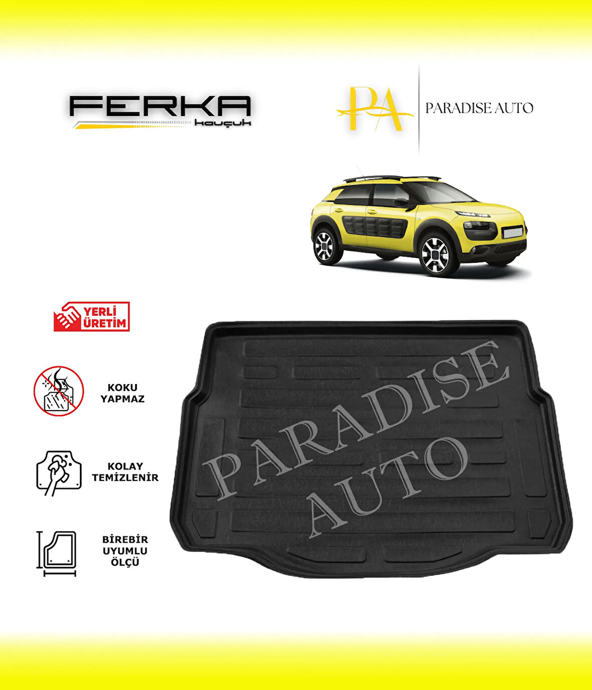 Citroen C4 Cactus 2014 ve Üstü Bagaj Havuzu
