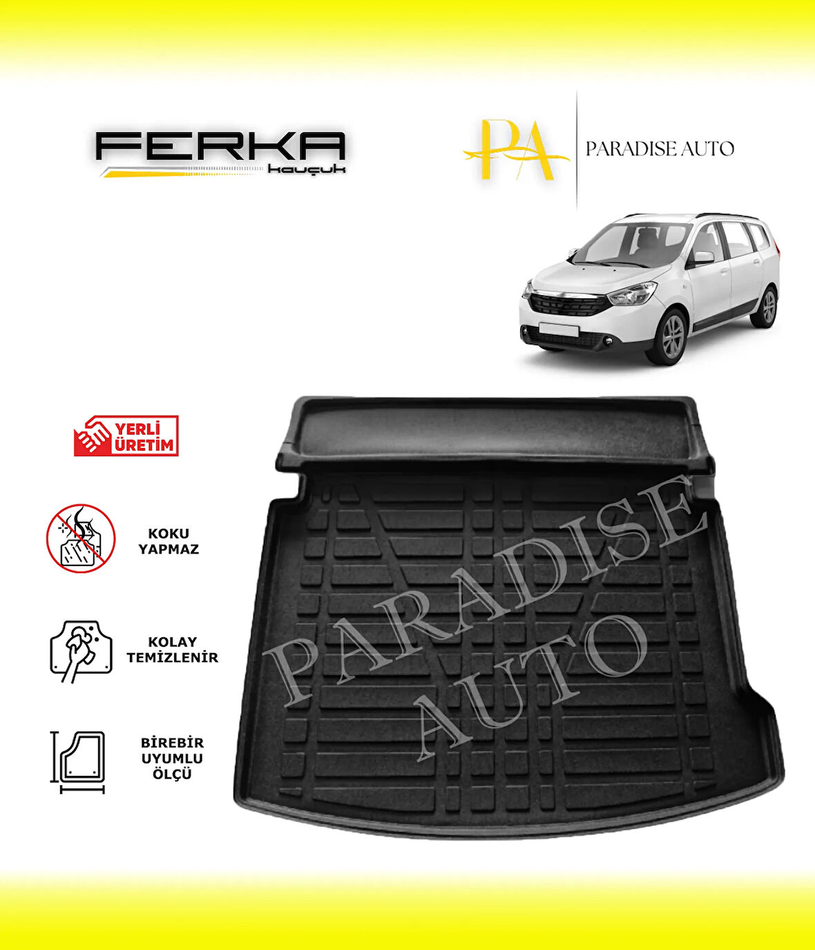 Dacia Lodgy 2012 ve Üstü Bagaj Havuzu